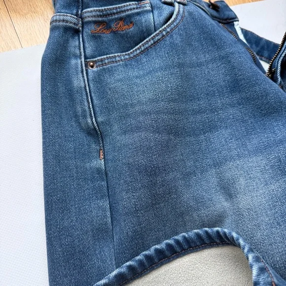 Loro Piana Fleece lined Straight Leg Jeans for women - Picture 12 of 16